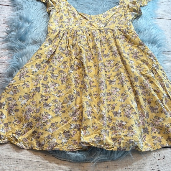 AUGUSTE Olsen Belle Mini Dress in Lemon sz 4 - Picture 6 of 9